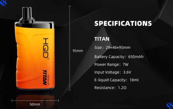 HQD TITAN 7000 тяг Энергетик