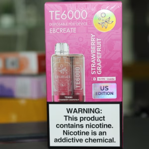 ELF BAR TE6000  Strawberry Grapefruit / Клубника Грейпфрукт