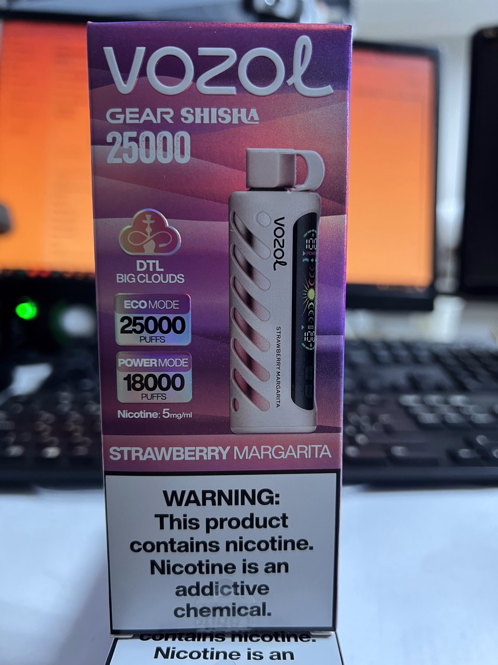 Vozol Gear Shisha 25000 BlueBerry Mint