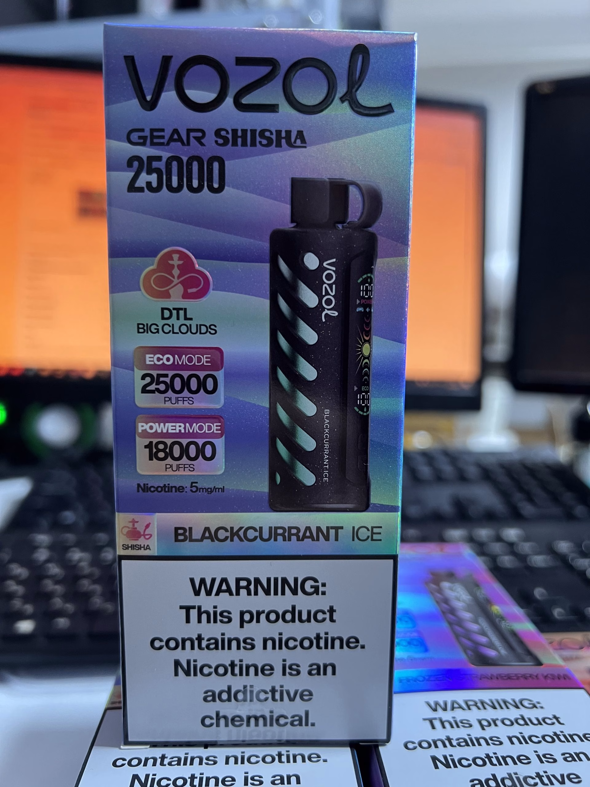 Vozol Gear Shisha 25000 Blackcurant Ice