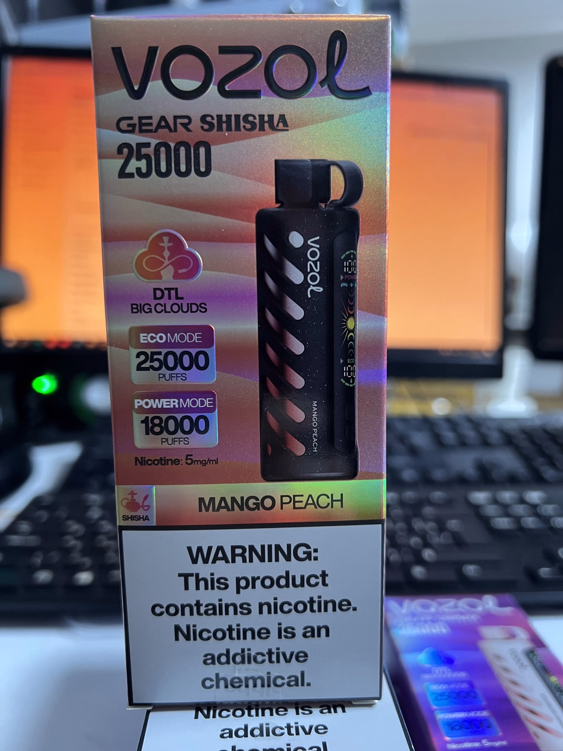 Vozol Gear Shisha 25000 BlackBerry Ice
