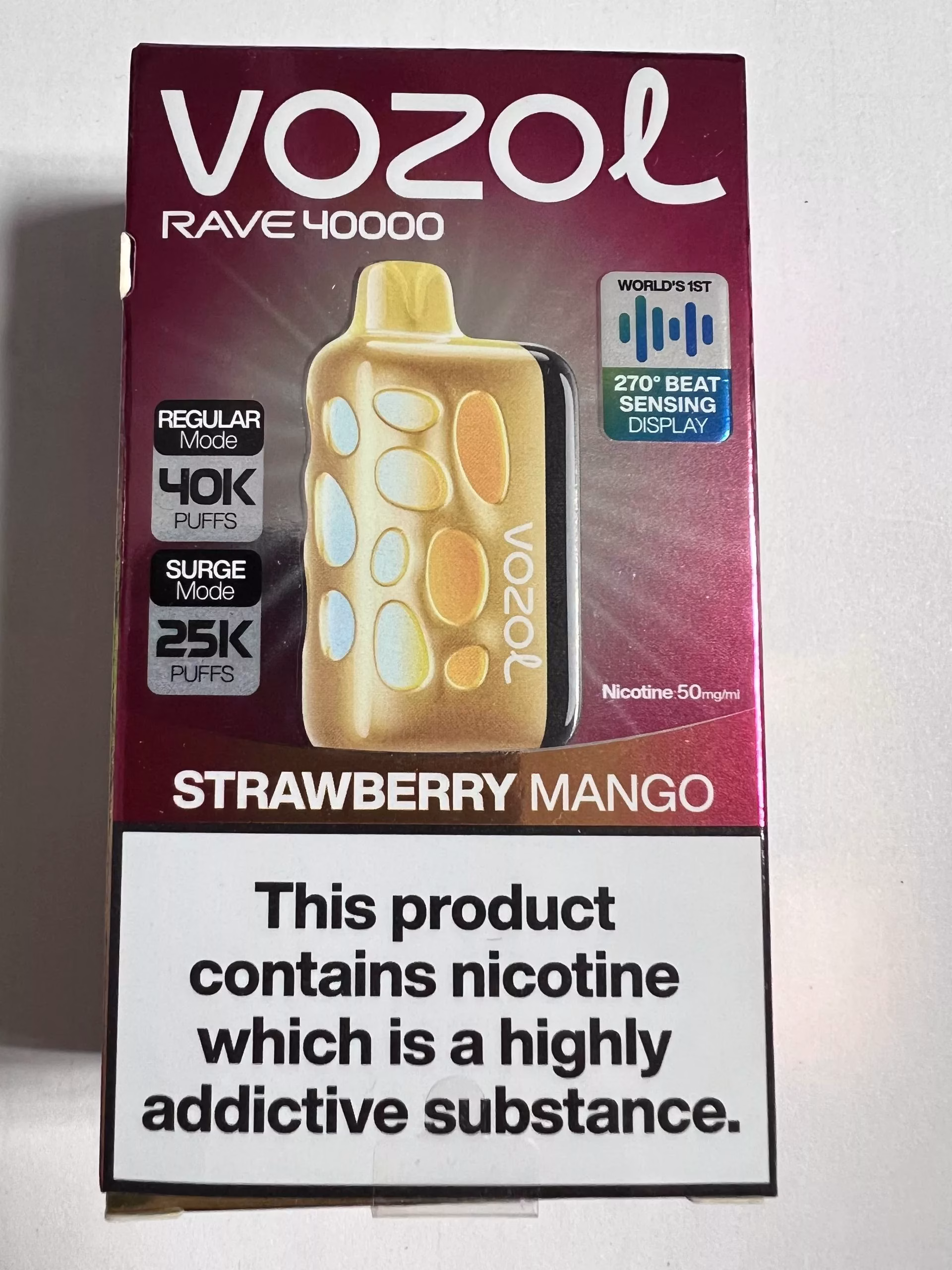 Vozol Rave 40000 Strawberry mango